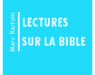 Lectures sur la Bible